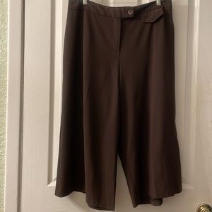Chocolate brown culottes size 12